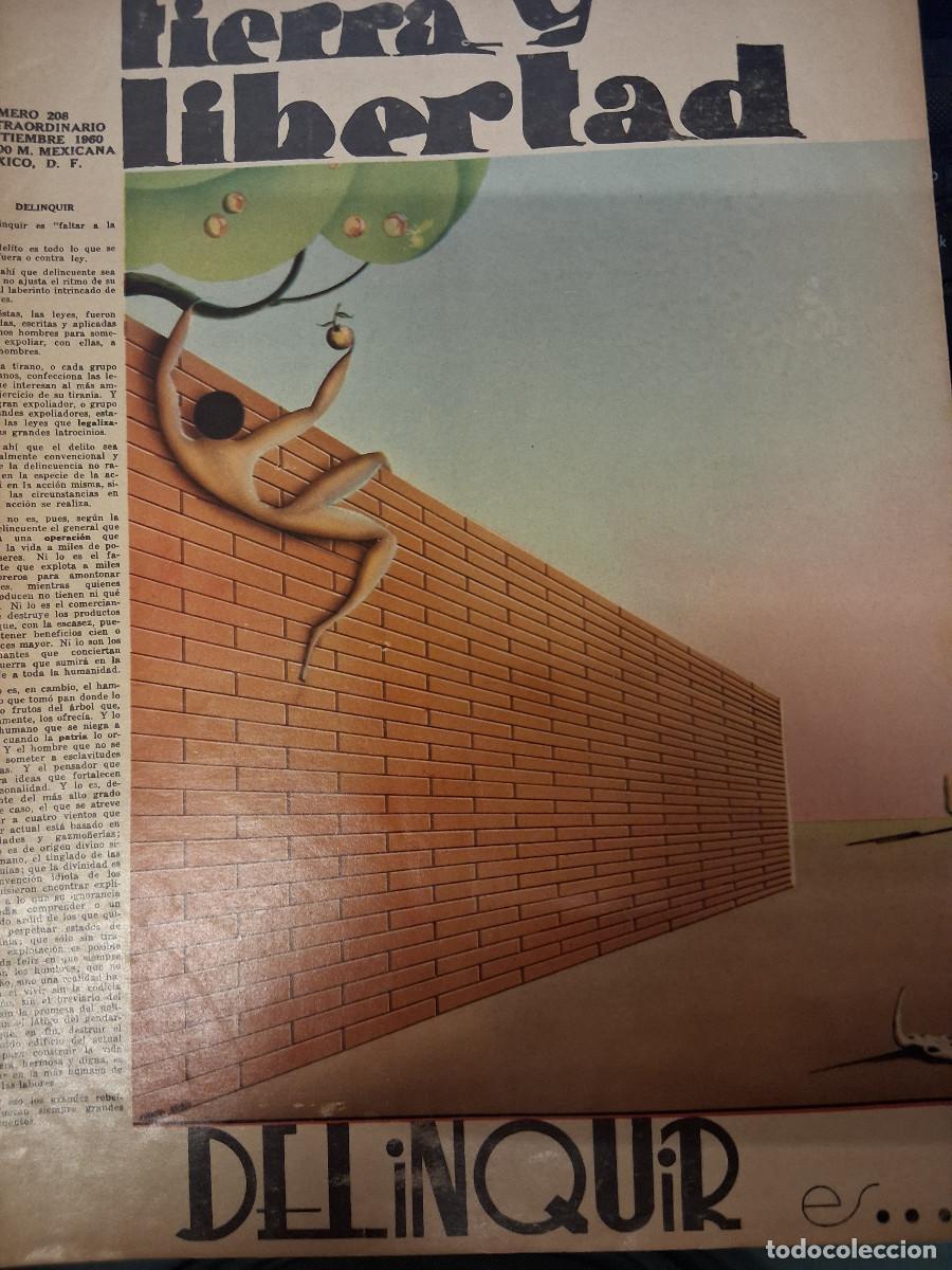 Collezionismo di Riviste e Giornali: TIERRA y LIBERTAD(revista) n&ordm; extraordinario 208, septiembre de 1960 M&eacute;xico DF : &ldquo;Panorama del mundo