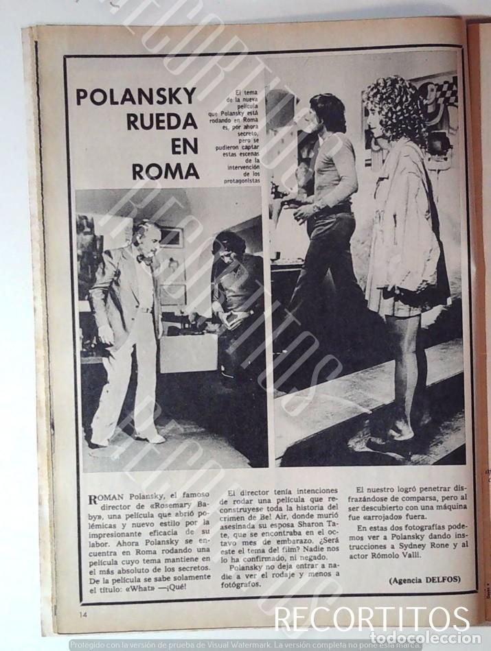 Coleccionismo de Revistas y Peri&oacute;dicos: ROMAN POLANSKY POLANSKI SYDNE ROME