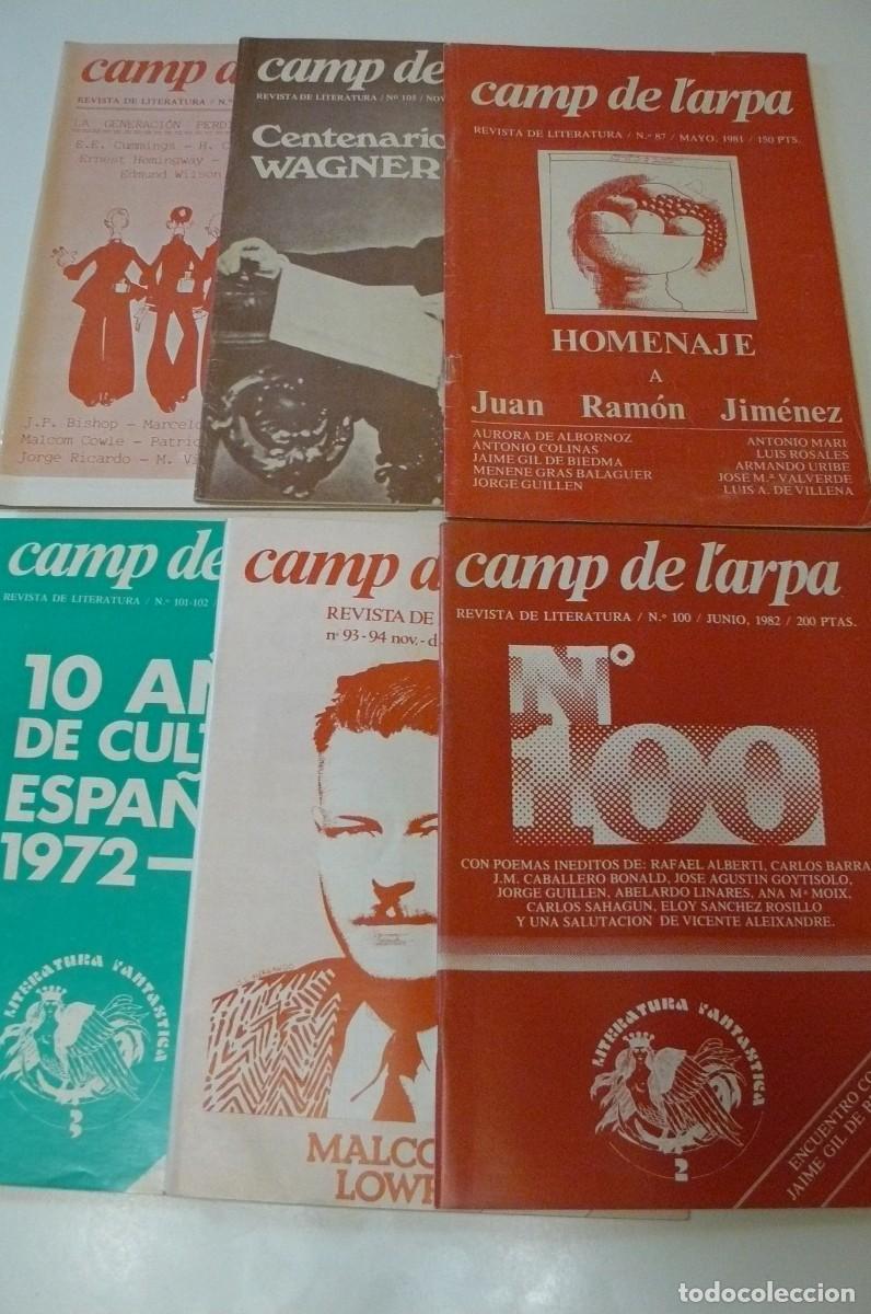 Coleccionismo de Revistas y Peri&oacute;dicos: CAMP DE L&acute;ARPA - REVISTA DE LITERATUR - A&Ntilde;OS 80 - 82