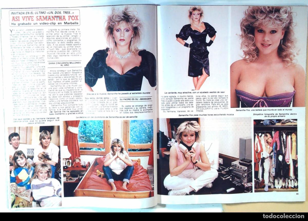 Coleccionismo de Revistas y Peri&oacute;dicos: SAMANTHA FOX EL PULGA Y EL LINTERNA UN DOS TRES 1 2 3