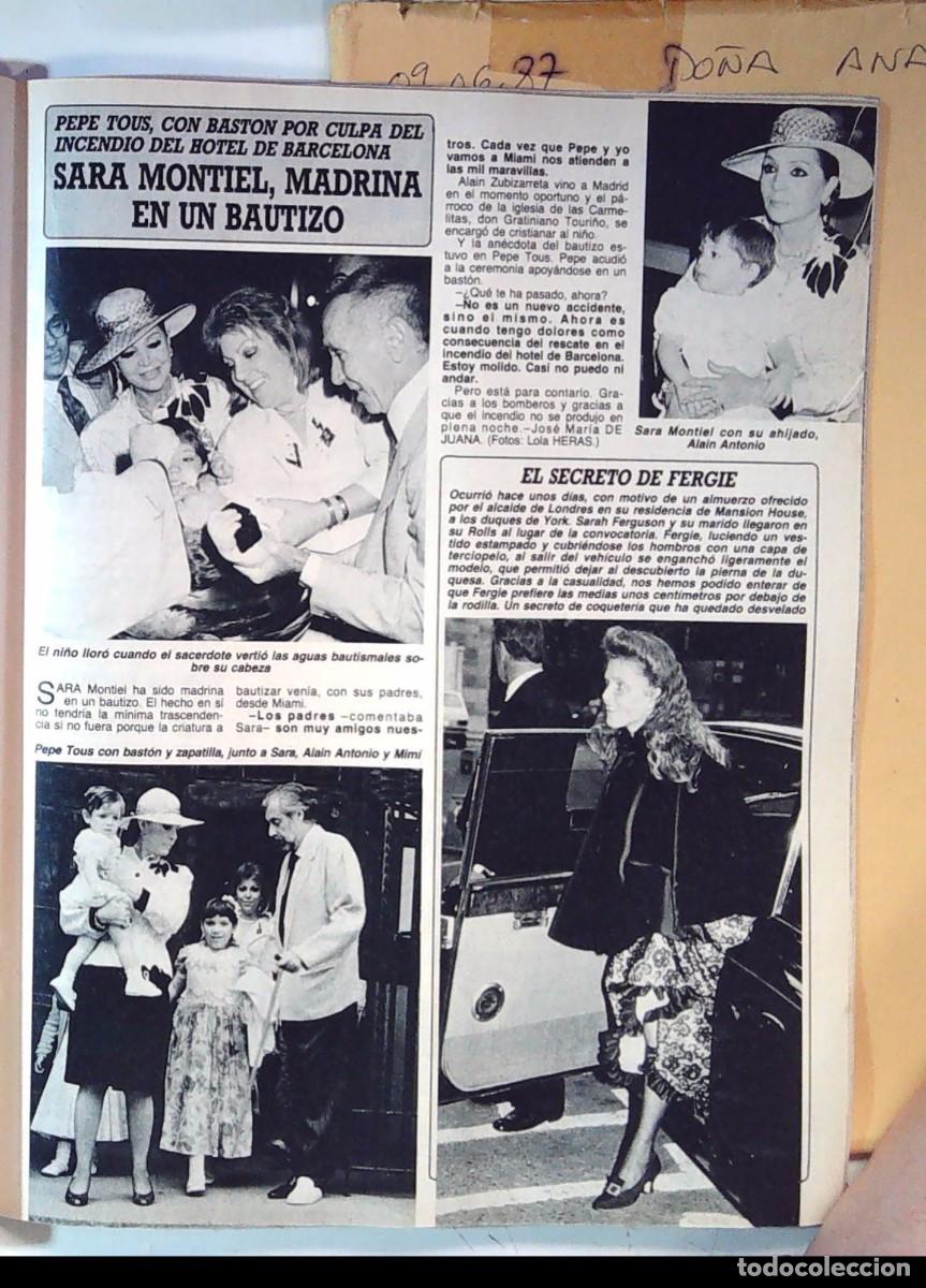 Coleccionismo de Revistas y Peri&oacute;dicos: SARA MONTIEL MADRINA SARAH FERGUSON