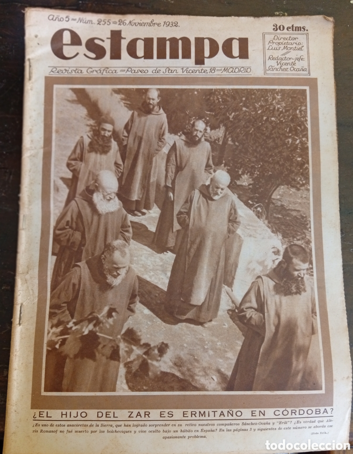 Coleccionismo de Revistas y Peri&oacute;dicos: Lote de 8 Antiguas revistas Estampa