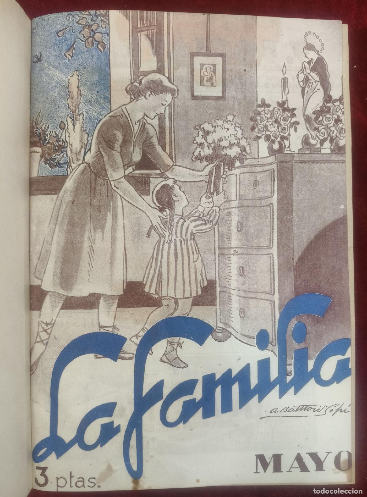 Coleccionismo de Revistas y Peri&oacute;dicos: LA FAMILIA. REVISTA MENSUAL ILUSTRADA DEL HOGAR. ANTONI BATLLORI JOFRE (A&Ntilde;O 1944-1949)