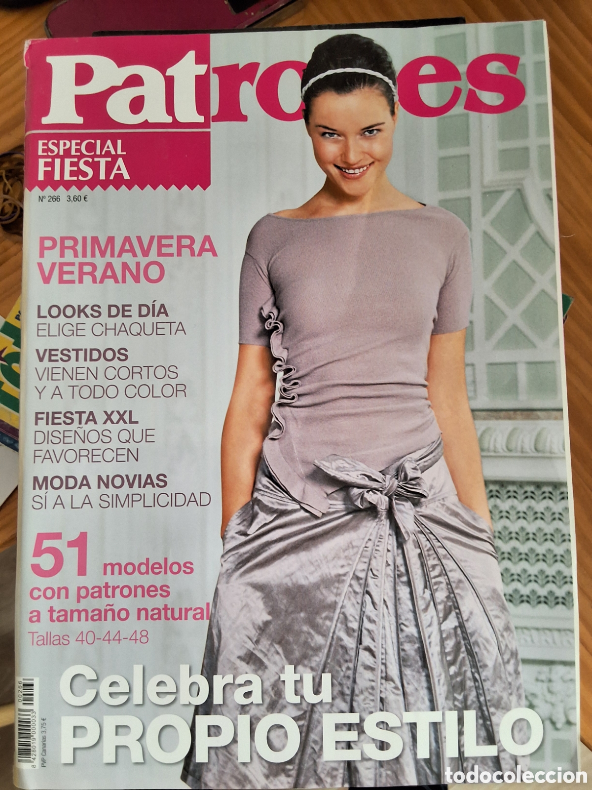 Coleccionismo de Revistas y Peri&oacute;dicos: Patrones fiesta revista n&uacute;mero 266 primavera verano incluye patrones