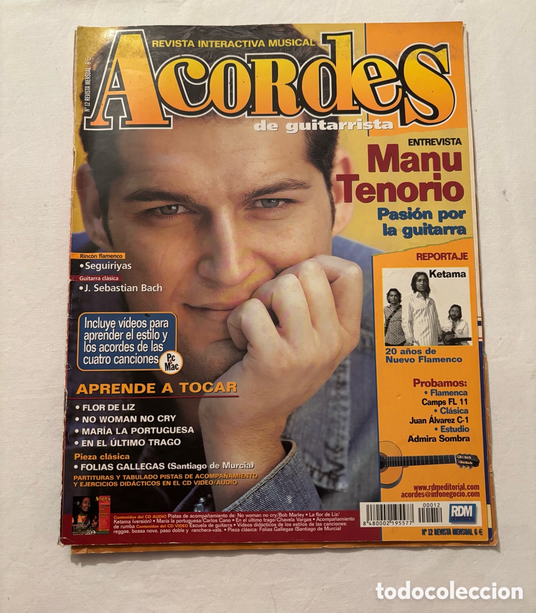 Coleccionismo de Revistas y Peri&oacute;dicos: Revista Acordes 12 sin CD