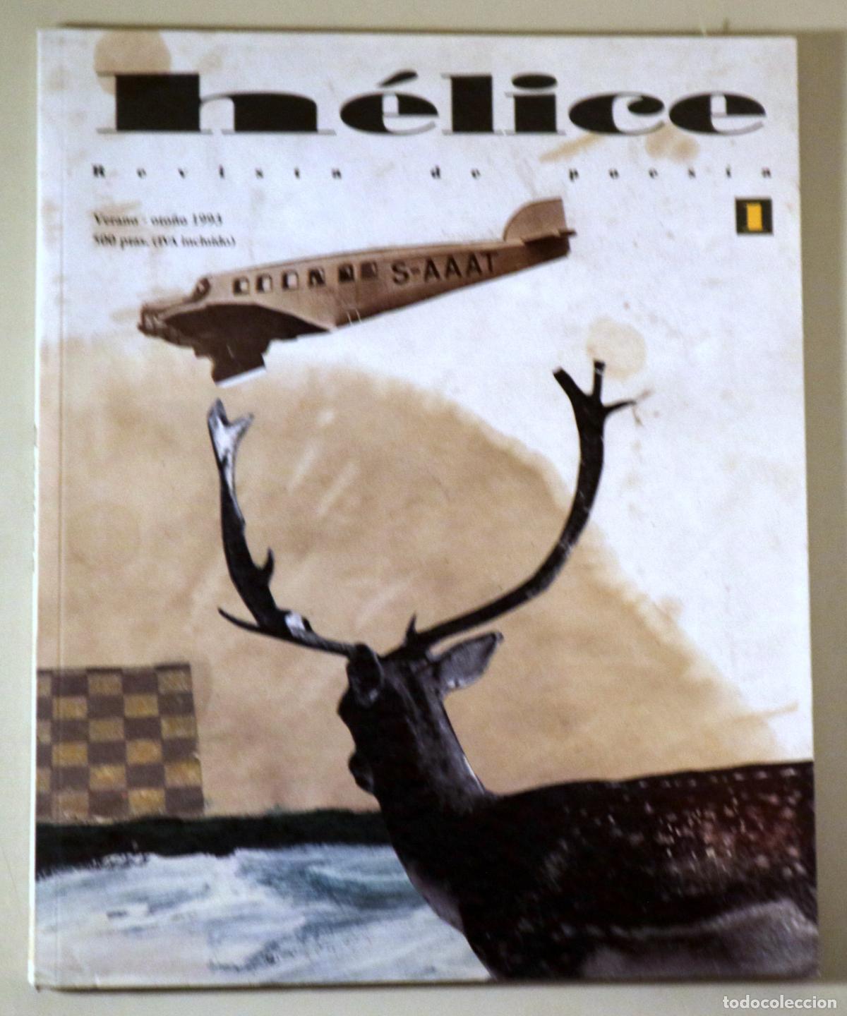 Coleccionismo de Revistas y Peri&oacute;dicos: (Garc&iacute;a Montero, Luis Antonio de Villena, etc. - H&Eacute;LICE N&ordm; 1. Revista de Poes&iacute;a - Granada 1993 - Ilu