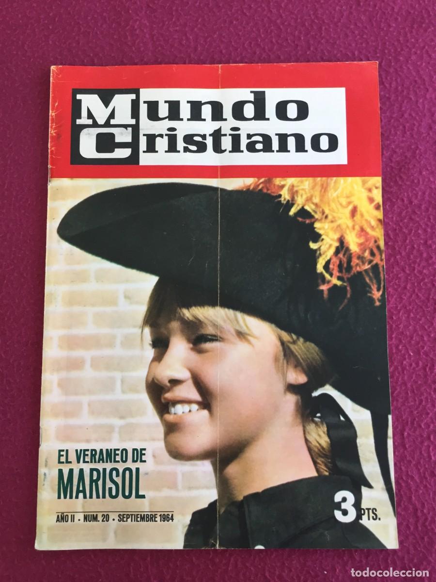Coleccionismo de Revistas y Peri&oacute;dicos: Revista Mundo Cristiano El veraneo Marisol Pepa Flores n&ordm; 20 1964 Silvie Vartan