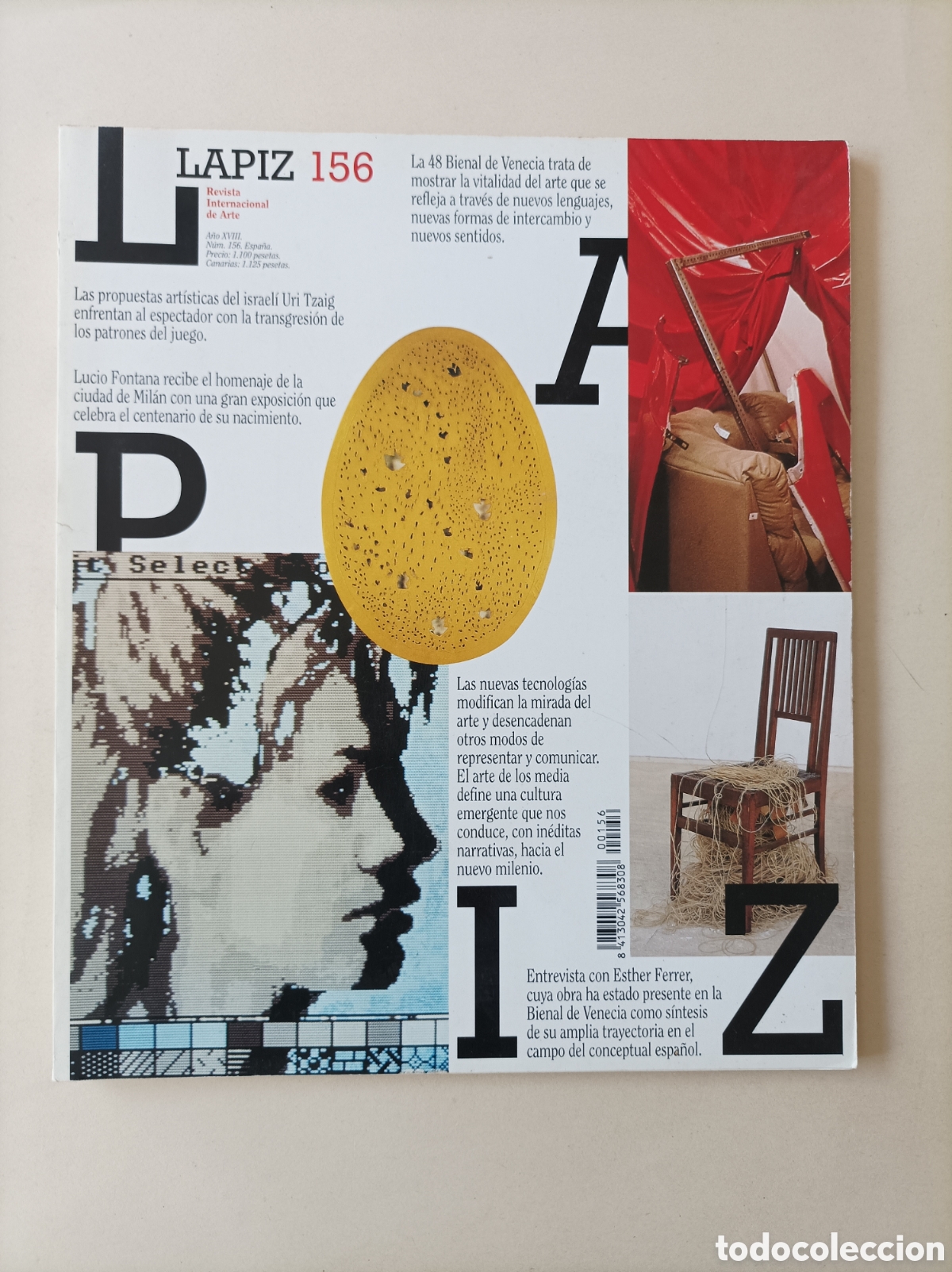 Collection Magazines and Newspapers: L&aacute;piz. Revista internacional de arte. A&ntilde;o XVIII. N&uacute;mero 156