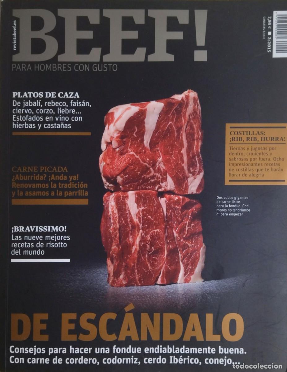 Coleccionismo de Revistas y Peri&oacute;dicos: REVISTA BEEF! N.&ordm; 2 (2015) - PARA HOMBRES CON GUSTO - GASTRONOM&Iacute;A Y ESTILO. EXCELENTE ESTADO.