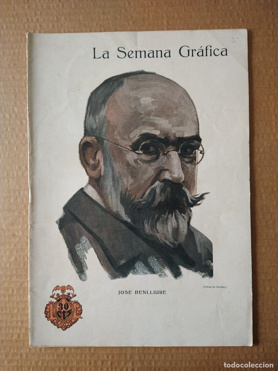 Coleccionismo de Revistas y Peri&oacute;dicos: Semana Gr&aacute;fica n&ordm; 33, 26 Febrero 1927 Valencia mercados, estado calles Buque Hamburg Valencia Liria