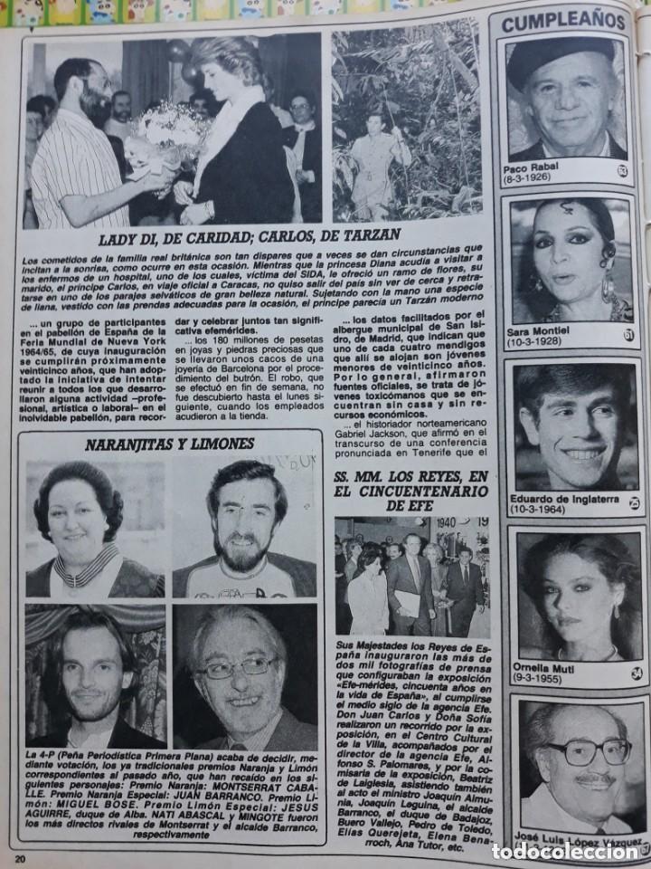 Coleccionismo de Revistas y Peri&oacute;dicos: LADY DI DIANA DE GALES SARA MONTIEL MIGUEL BOSE MONTSERRAT CABALLE JESUS AGUIRRE