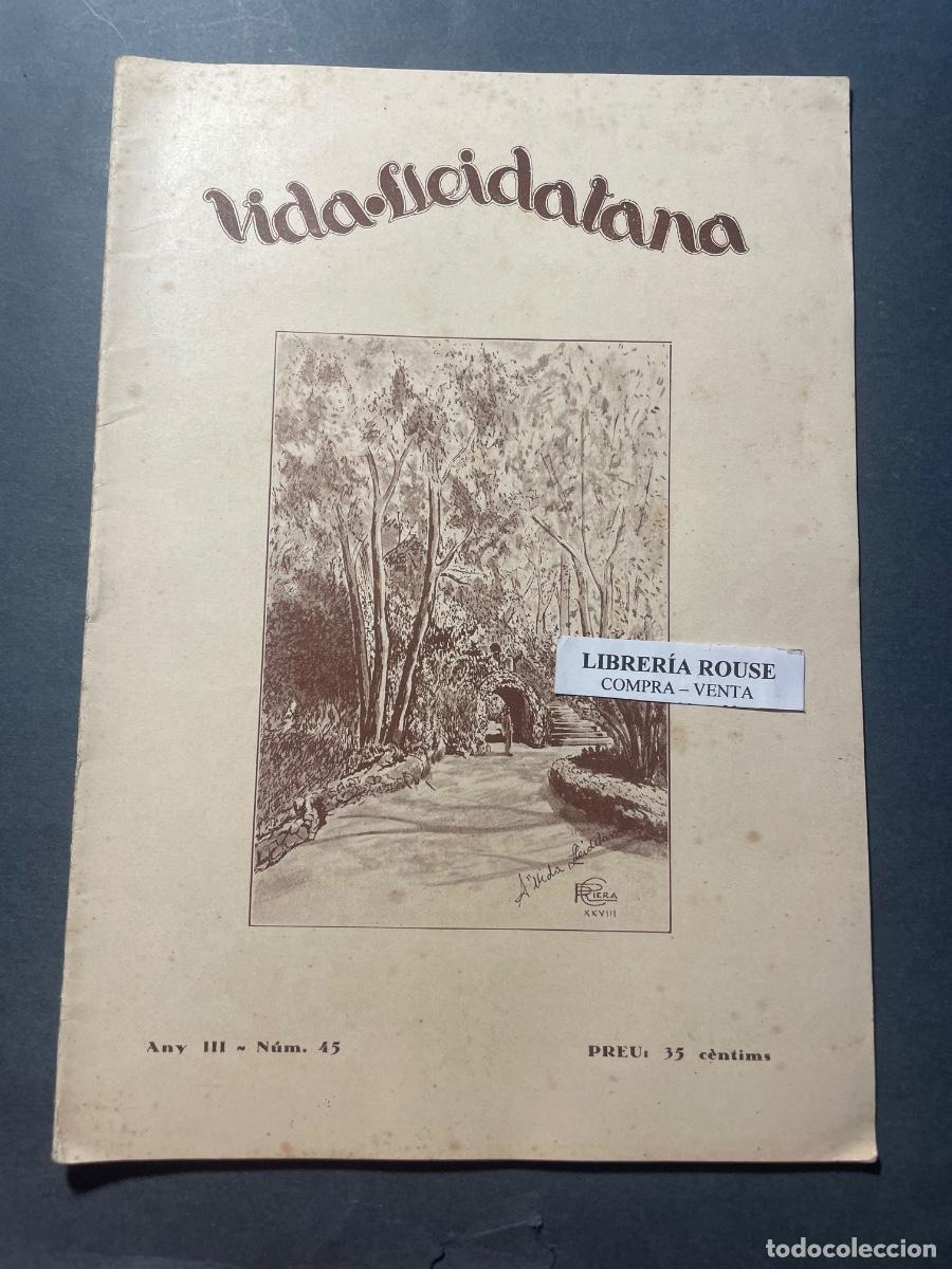 Coleccionismo de Revistas y Peri&oacute;dicos: ANTIGUA PUBLICACI&Oacute;N - VIDA-LITERARIA ANY III - N&ordm;45 LLEIDA 1 MAR&Ccedil; 1928 - 20 PAG. 24X17 CM. OBRADORS
