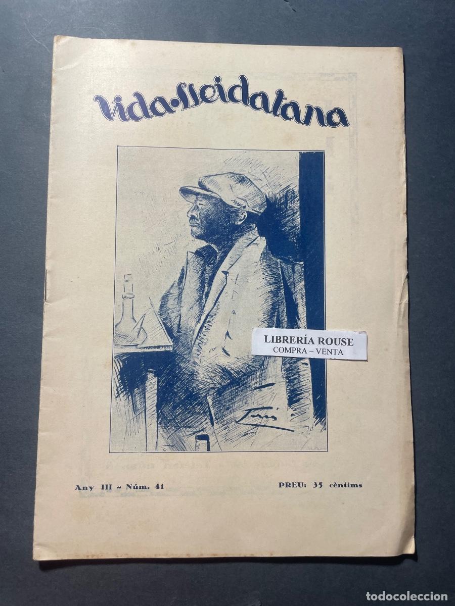 Coleccionismo de Revistas y Peri&oacute;dicos: ANTIGUA PUBLICACI&Oacute;N - VIDA-LITERARIA ANY III - N&ordm;41 LLEIDA 1 GENER 1928 - 20 PAG. 24X17 CM. OBRADORS