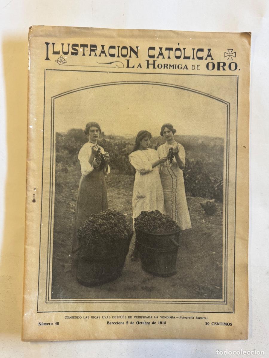 Coleccionismo de Revistas y Peri&oacute;dicos: Revista La Hormiga de Oro, A&ntilde;o 1915, Barcelona, Valencia, Vitoria, Bilbao, Guerra