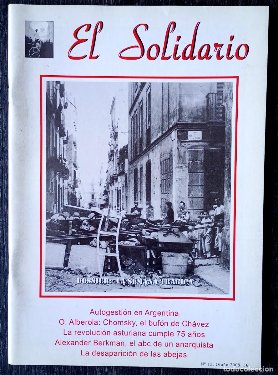 Coleccionismo de Revistas y Peri&oacute;dicos: El Solidario n&ordm; 15 . Dossier La Semana Tr&aacute;gica