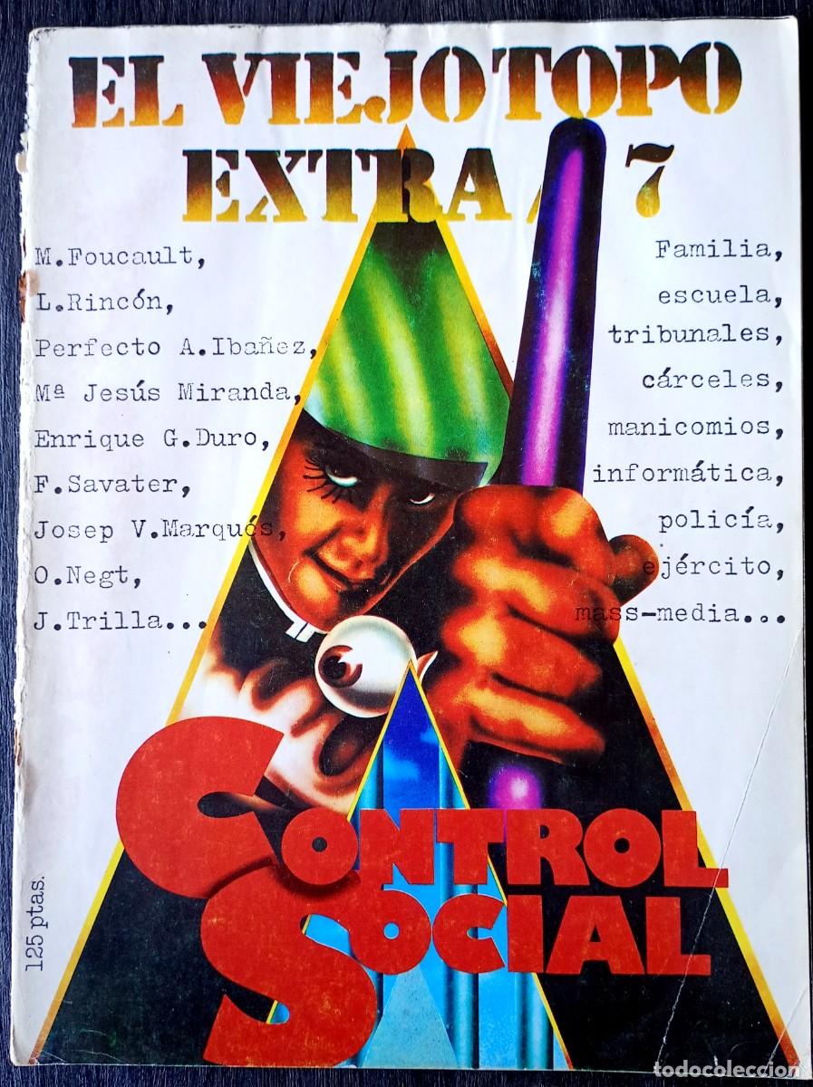 Collezionismo di Riviste e Giornali: El Viejo Topo extra n&ordm; 7 . Control social