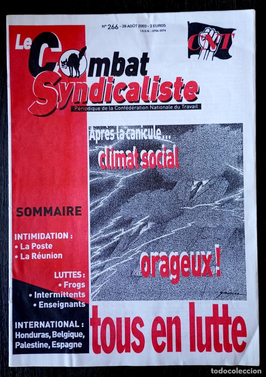 Coleccionismo de Revistas y Peri&oacute;dicos: Le Combat Syndicaliste n&ordm; 266 . CNT