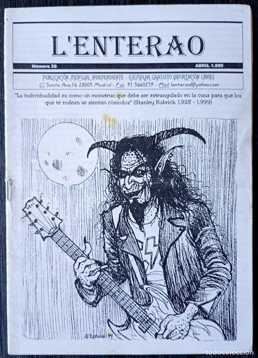 Coleccionismo de Revistas y Peri&oacute;dicos: L'Enterao. Publicaci&oacute;n mensual independiente n&ordm; 26