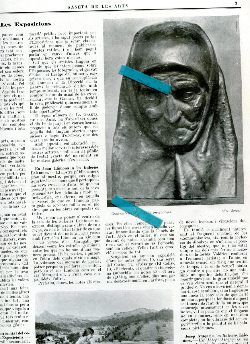 Coleccionismo de Revistas y Peri&oacute;dicos: REVISTA A&Ntilde;O 1924 GUSTAVE VIOLET JOSEP ARAGAY EMILI CABOT VIDRE CRISTAL RAMON DE CAPMANY JOSEP MONPOU