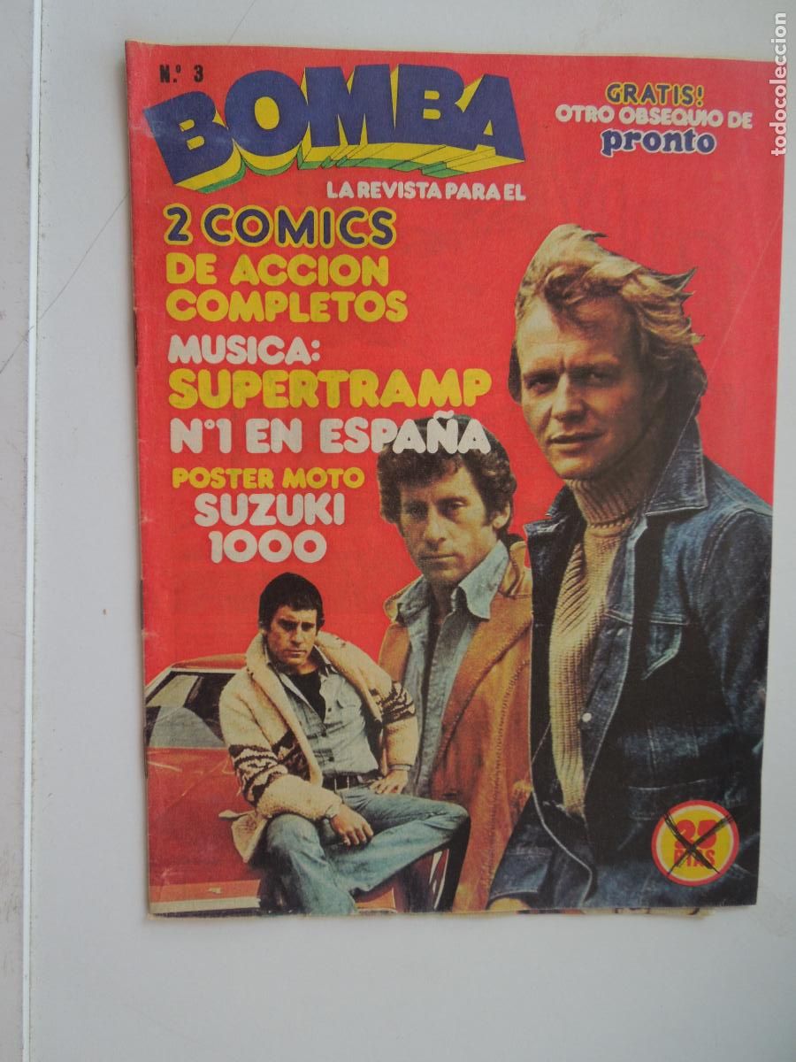Colecionismo de Revistas e Jornais: BOMBA N&ordm; 3 - EDITA PRONTO,1979
