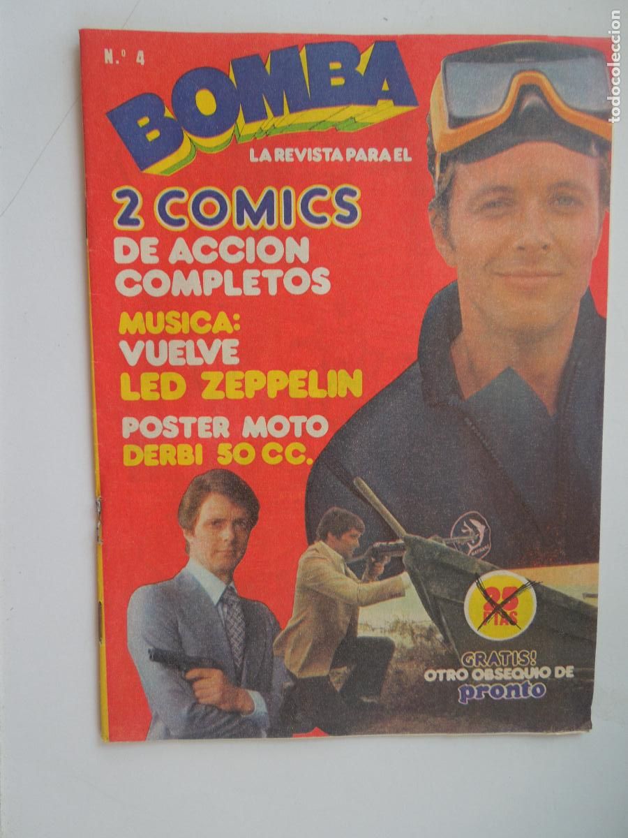 Colecionismo de Revistas e Jornais: BOMBA N&ordm; 4 - EDITA PRONTO,1979