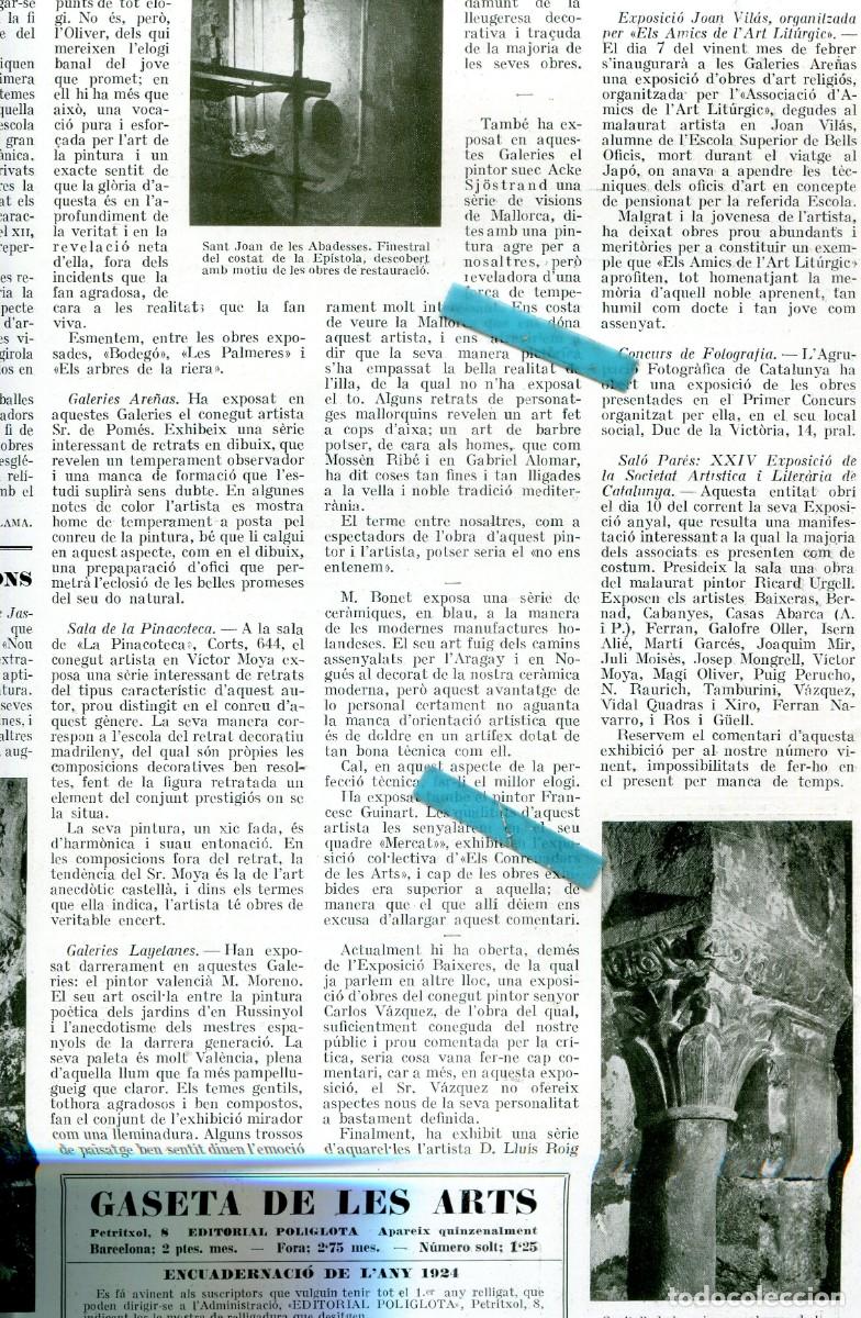 Coleccionismo de Revistas y Peri&oacute;dicos: REVISTA ANY 1925 JASCINT OLIVE JACINT POMES VICTOR MOYA M MORENO ACKE SJOSTRAND DE MALLORCA