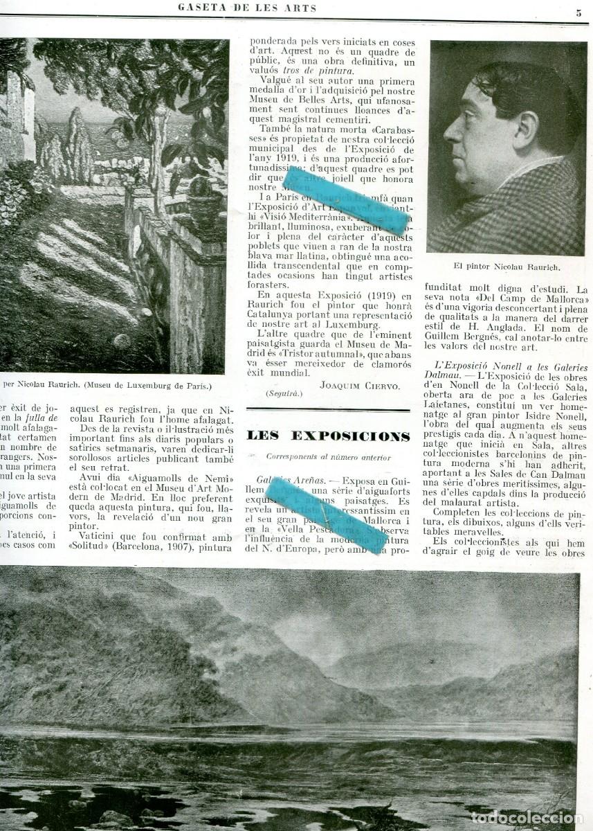 Coleccionismo de Revistas y Peri&oacute;dicos: REVISTA A&Ntilde;O 1925 GUILLEM BERGNES CALLICO J. SABATER MUR PINTORA PEREZ DE CATALAN JORDI JENSEN