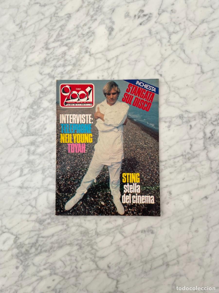 Coleccionismo de Revistas y Peri&oacute;dicos: CIAO 2001 - 1983 - STING, BARCLAY JAMES HARVEST, NEIL YOUNG, TELEPHONE, TOYAH WILLCOX, GRACE JONES