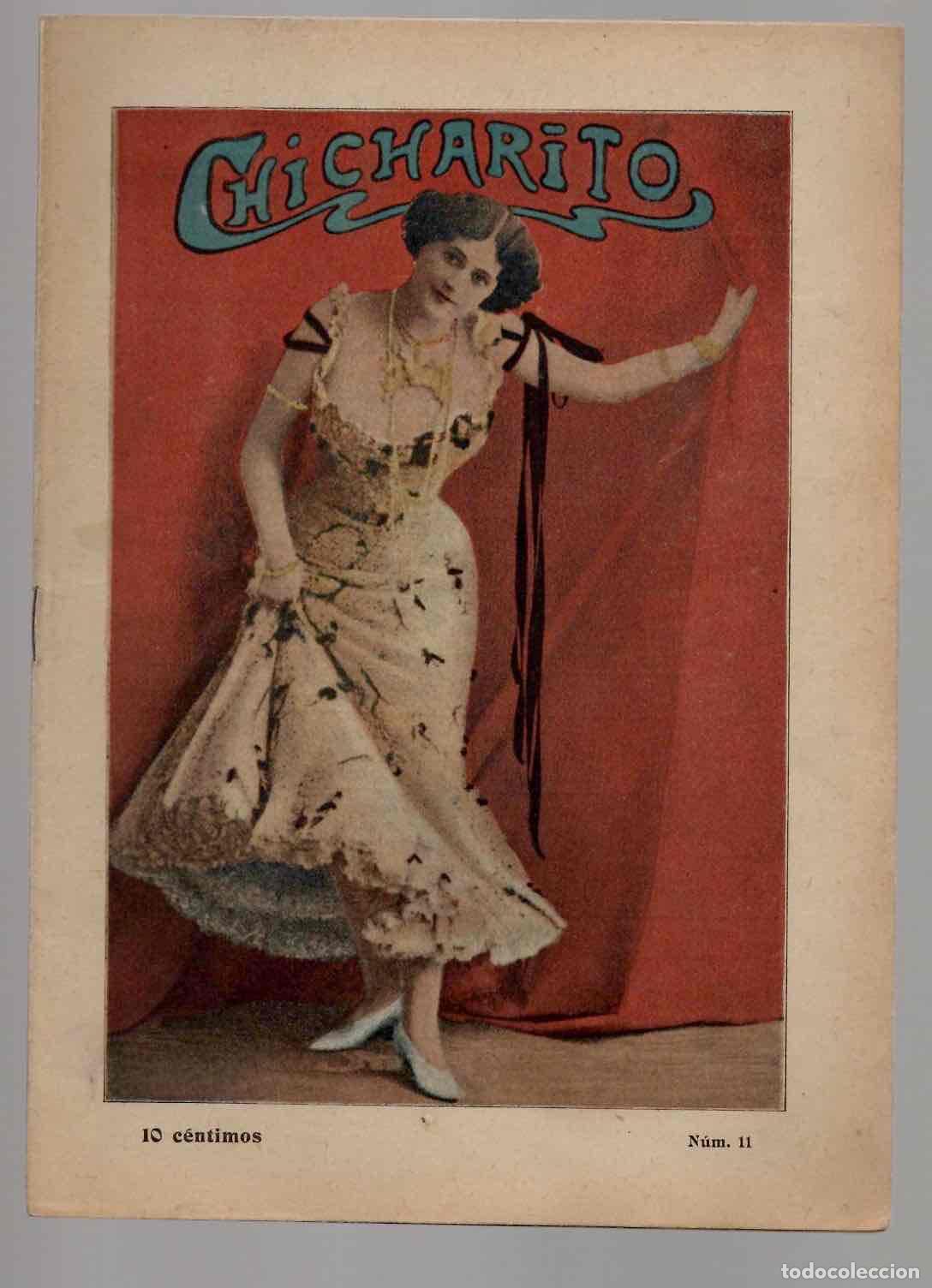 Coleccionismo de Revistas y Peri&oacute;dicos: REVISTA COMICO-SATIRICA CHICHARITO. N&ordm; 11, BARCELONA. C.1915