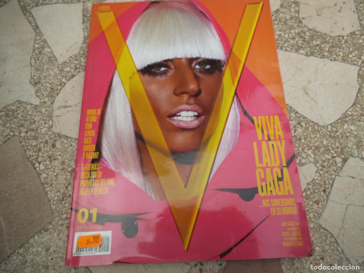 Coleccionismo de Revistas y Peri&oacute;dicos: v spain n&ordm; 01, viva lady gaga....nos sumergimos en su mundo, moda oto&ntilde;o lida kate amber ,noami