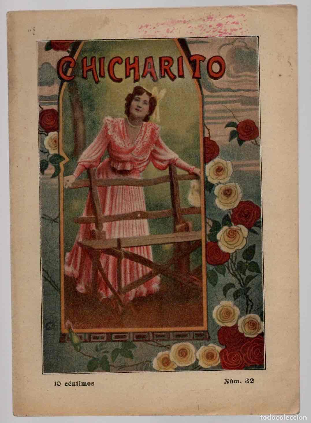 Coleccionismo de Revistas y Peri&oacute;dicos: REVISTA COMICO-SATIRICA CHICHARITO. N&ordm; 32, BARCELONA. C.1915