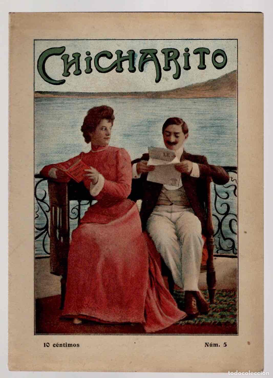 Coleccionismo de Revistas y Peri&oacute;dicos: REVISTA COMICO-SATIRICA CHICHARITO. N&ordm; 5, BARCELONA. C.1915