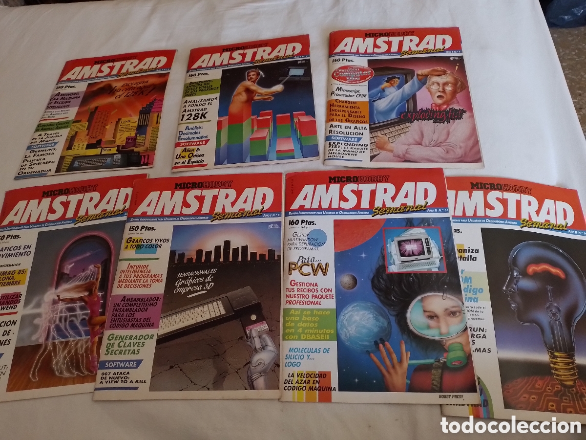Coleccionismo de Revistas y Peri&oacute;dicos: Lote 7 revistas Amstrad