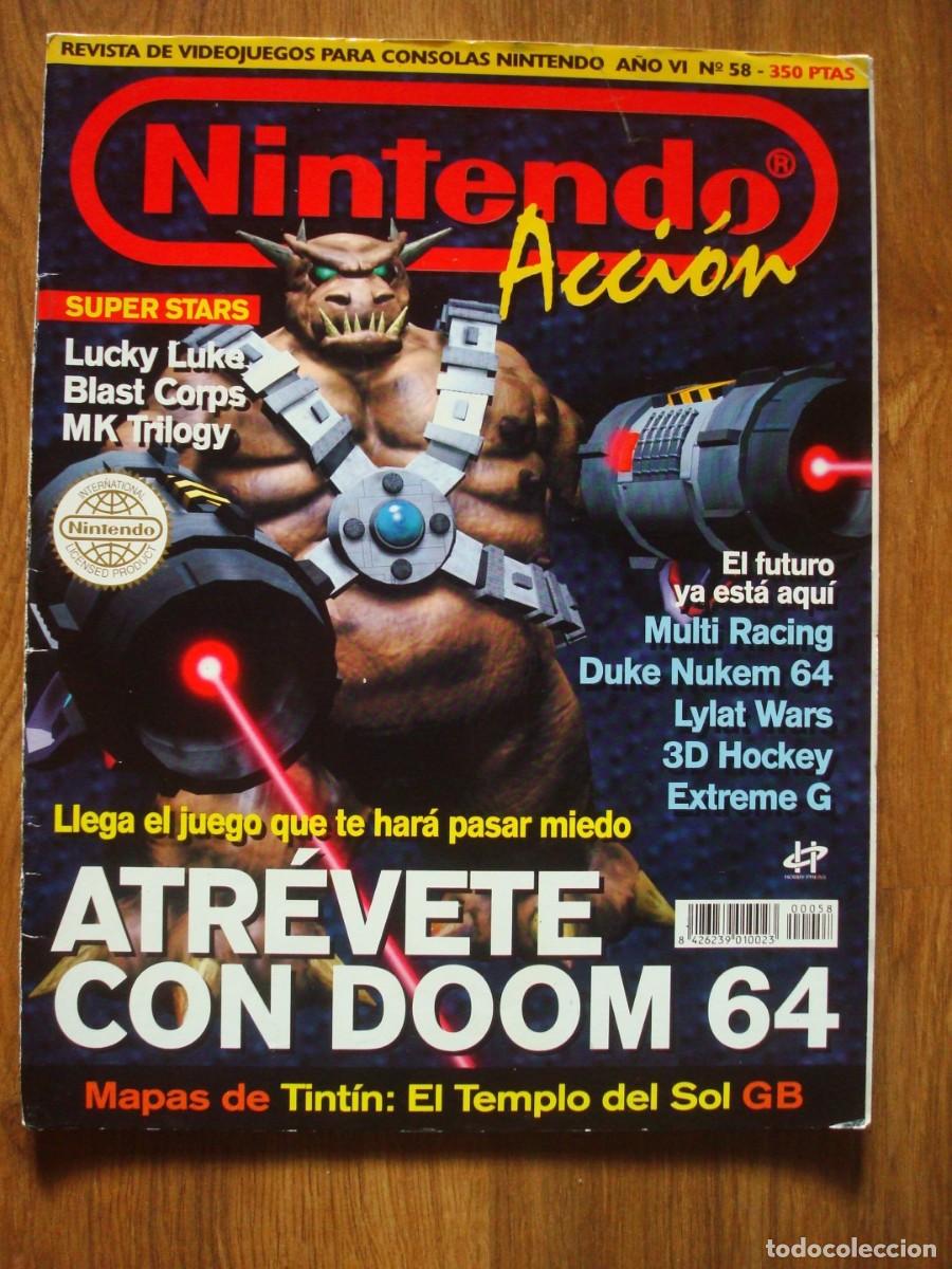 Coleccionismo de Revistas y Peri&oacute;dicos: Nintendo Acci&oacute;n n&ordm; 58