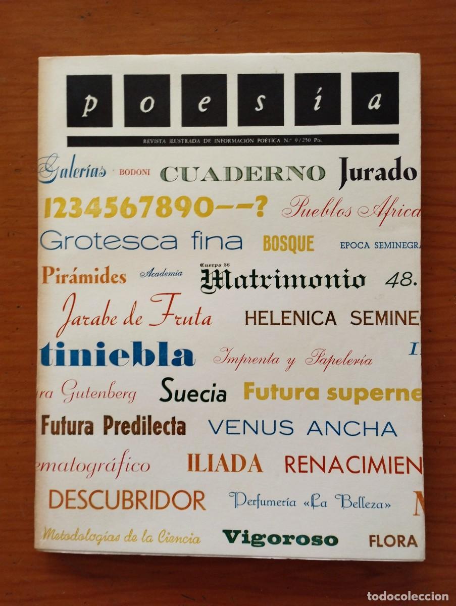 Coleccionismo de Revistas y Peri&oacute;dicos: Poes&iacute;a. Revista Ilustrada de Informaci&oacute;n Po&eacute;tica n&ordm; 9 / 1980