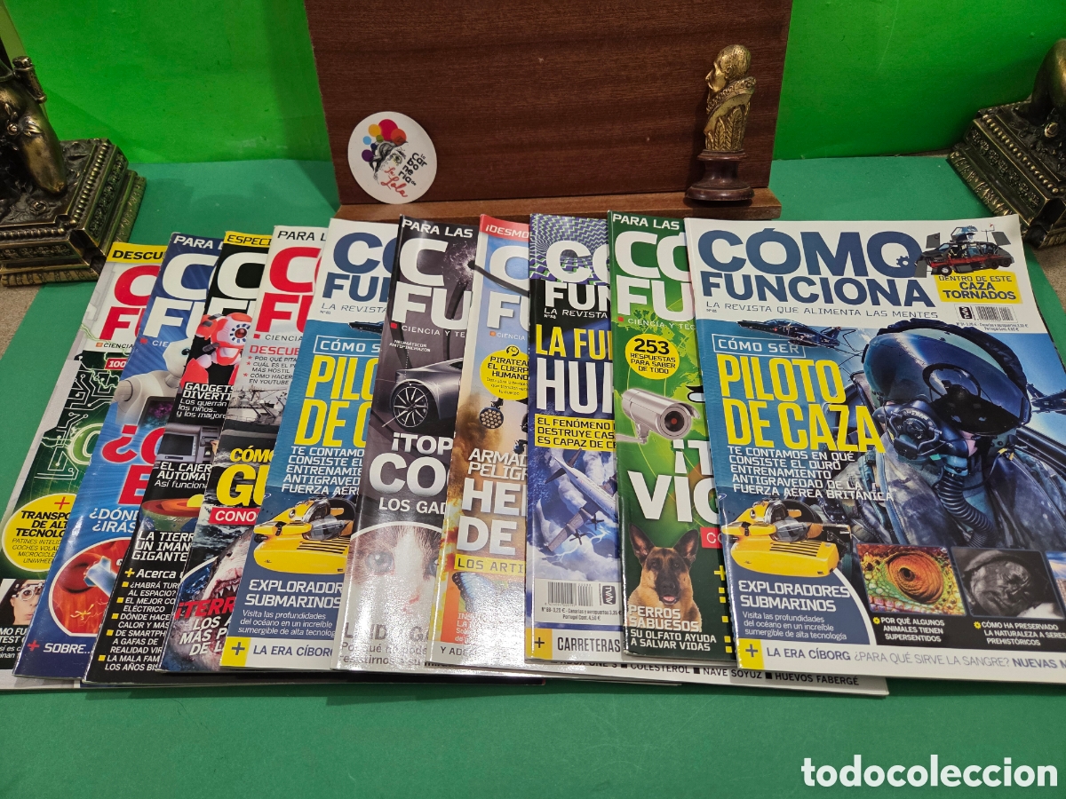 Coleccionismo de Revistas y Peri&oacute;dicos: LOTE DE 10 REVISTAS...&rdquo;&rdquo;C&Oacute;MO FUNCIONA&rdquo;&rdquo;.....