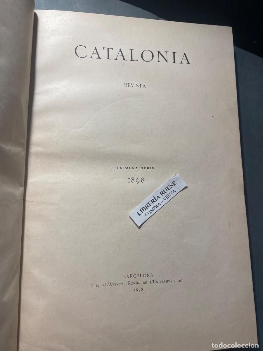 Collection Magazines and Newspapers: ANTIGUA PUBLICACION - CATALONIA , REVISTA PRIMERA SERIE 1898 PARCELONA TIP. ''L'AVEN&Ccedil;'' 1&ordf; SERIE COM
