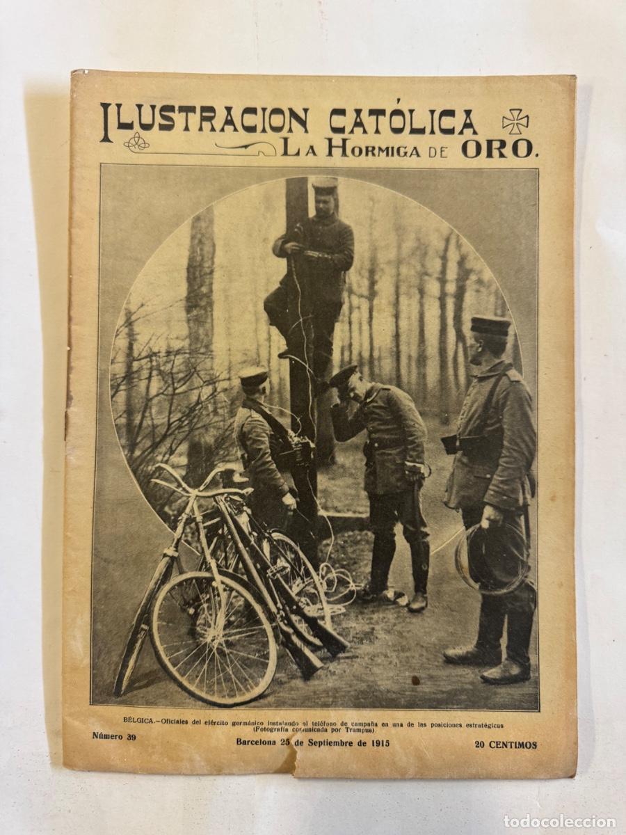 Coleccionismo de Revistas y Peri&oacute;dicos: Revista La Hormiga de Oro, A&ntilde;o 1915, Eibar, San Sebastian, Madrid