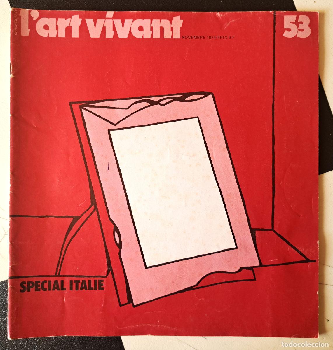 Coleccionismo de Revistas y Peri&oacute;dicos: REVISTA l'art vivant - N&deg;53 Nov. 1974 - Sp&eacute;cial Italia - Bruno Munari ADAMI