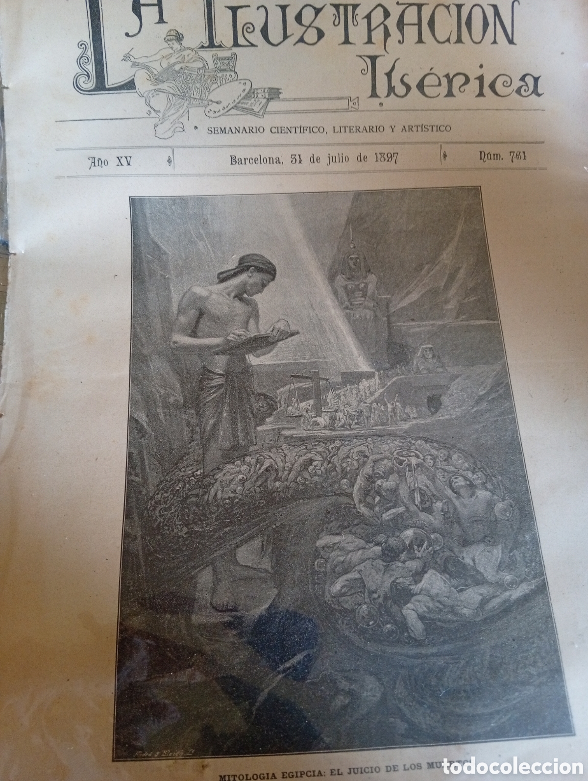 Coleccionismo de Revistas y Peri&oacute;dicos: La ilustraci&oacute;n ib&eacute;rica revista Barcelona a&ntilde;o 1897