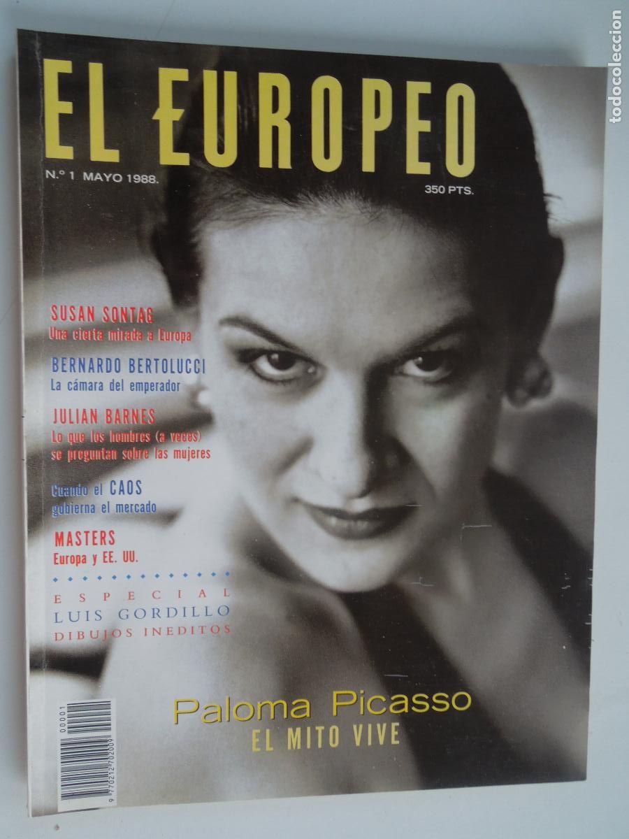 Coleccionismo de Revistas y Peri&oacute;dicos: EL EUROPEO REVISTA N&ordm; 1 MAYO 1988- PALOMA PICASSO , EL MITO VIVE