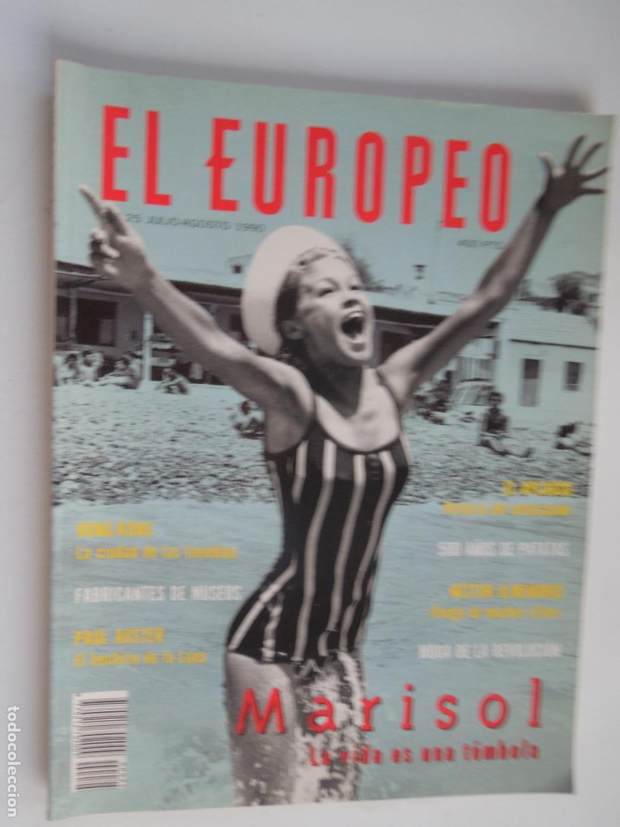 Coleccionismo de Revistas y Peri&oacute;dicos: EL EUROPEO REVISTA N&ordm; 25 - AGOSTO 1990-MARISOL , LA VIDA ES UNA T&Oacute;MBOLA - VER SUMARIO