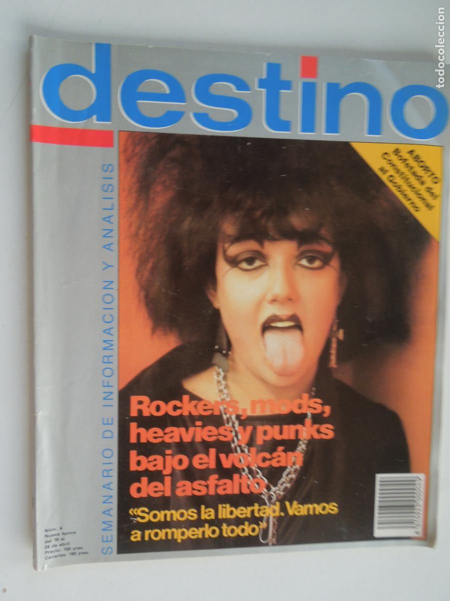 Coleccionismo de Revistas y Peri&oacute;dicos: DESTINO N&ordm; 4- SEMANARIO DE INFORMACION Y ANALISIS - TRIBUS 85- VER SUMARIO
