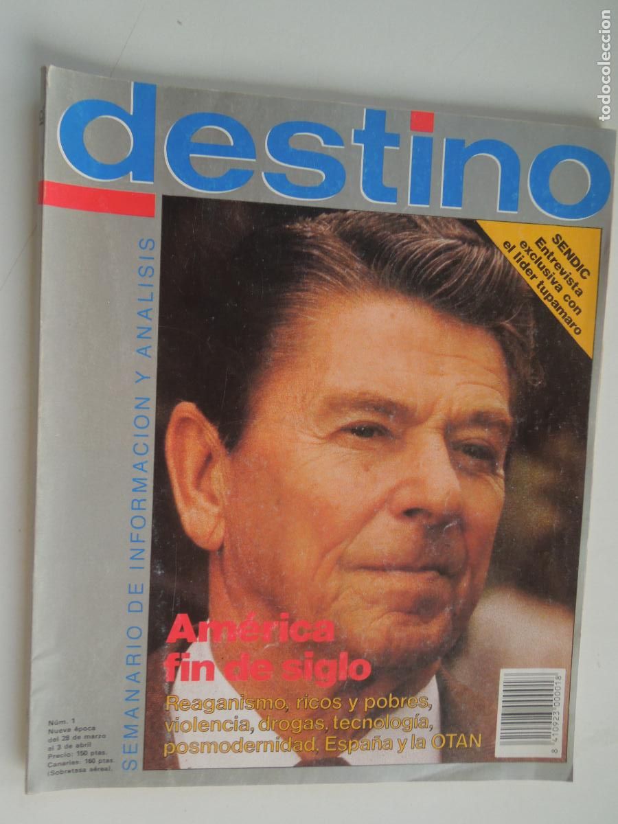 Coleccionismo de Revistas y Peri&oacute;dicos: DESTINO N&ordm; 1- 04-1985 SEMANARIO DE INFORMACION Y ANALISIS - AMERICA FIN DE SIGLO - VER SUMARIO