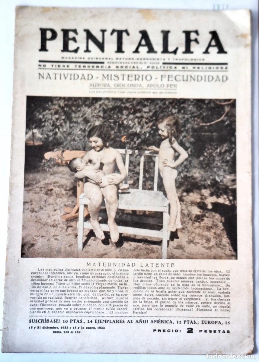 Coleccionismo de Revistas y Peri&oacute;dicos: REVISTA NATURISTA PENTALFA - PROFESOR CAPO - NUMERO EXTRA 159 A 162 - 15/12/1932 A 31/01/1933