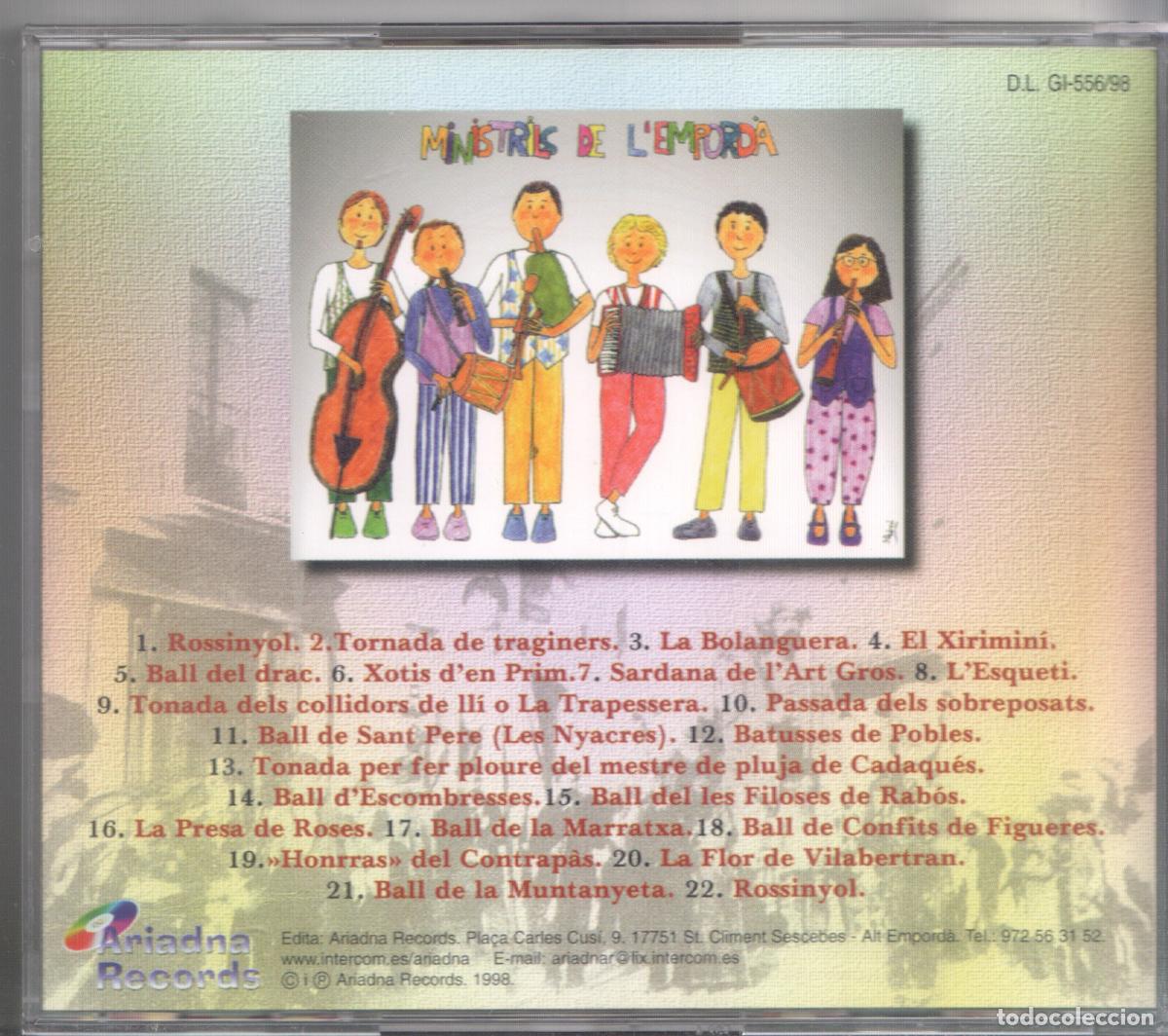 Collezionismo di Riviste e Giornali: CD: Balls, Can&ccedil;ons i Tonades de l'Alt Emporda per Ministrils de L'Emporda