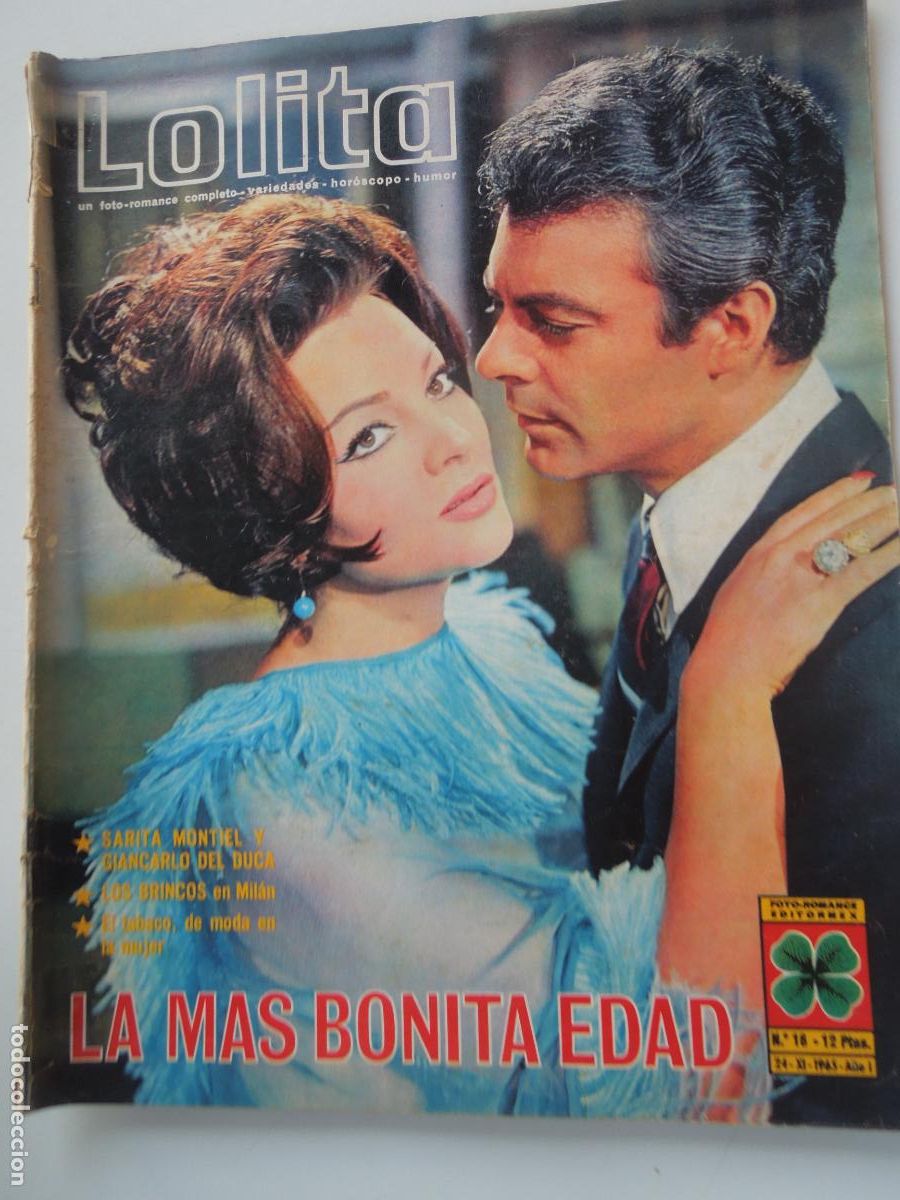 Coleccionismo de Revistas y Peri&oacute;dicos: LOLITA REVISTA FOTOROMANCE N&ordm; 16 - XI- 1965 - SARITA MONTIEL - LOS BRINCOS