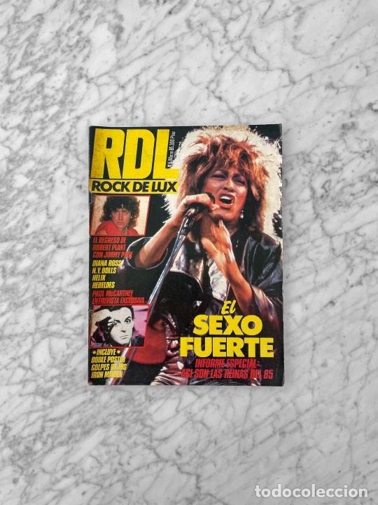Coleccionismo de Revistas y Peri&oacute;dicos: RDL - 1985 - EL ULTIMO DE LA FILA, DIANA ROSS, JOHN FOGERTY, IRON MAIDEN, LOS REBELDES, ROBERT PLANT