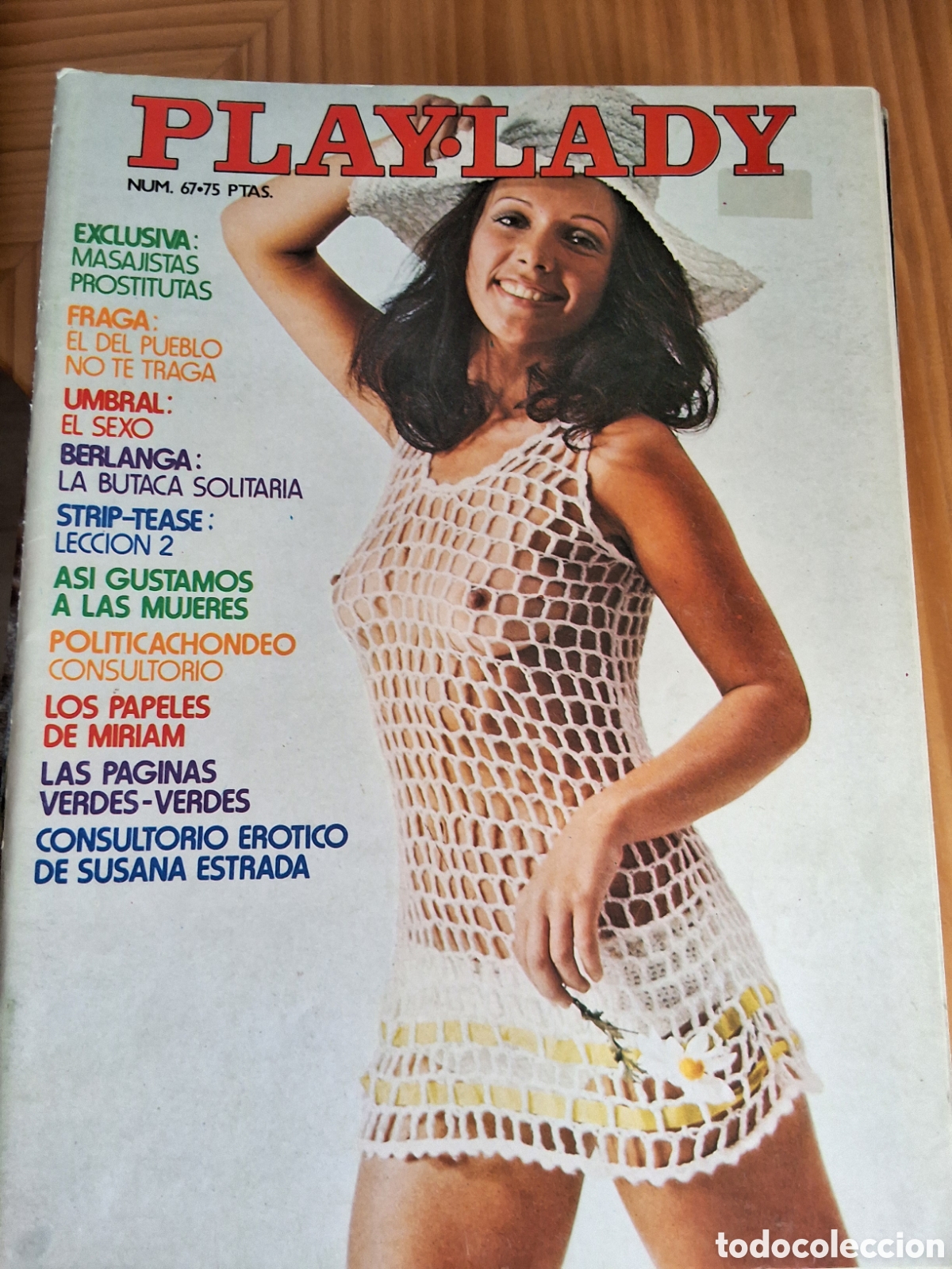 Coleccionismo de Revistas y Peri&oacute;dicos: Playlady revista erotica espa&ntilde;ola desnudos mujeres n&uacute;mero 67 a&ntilde;o 1977/11
