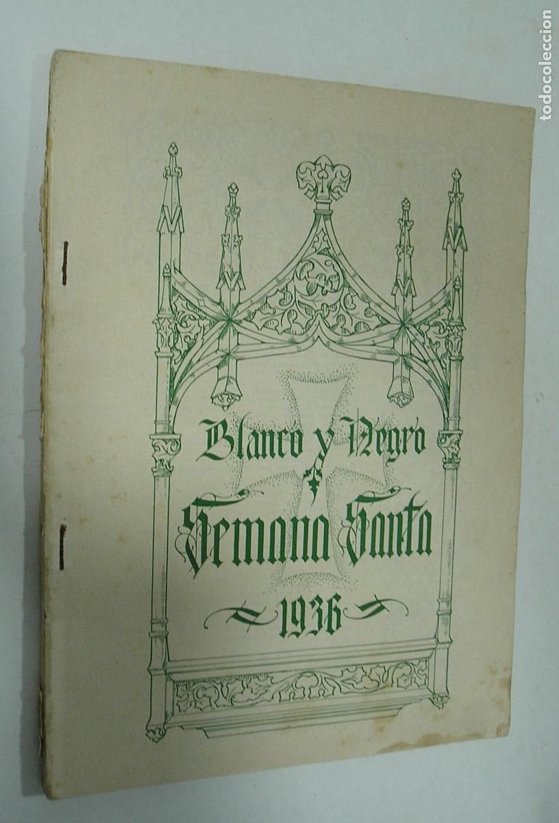 Coleccionismo de Revistas y Peri&oacute;dicos: revista blanco y negro semana santa 1936 APORTO MUCHAS FOTOS
